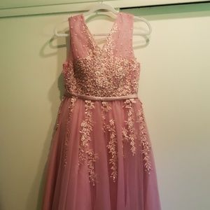 Formal tea length dress